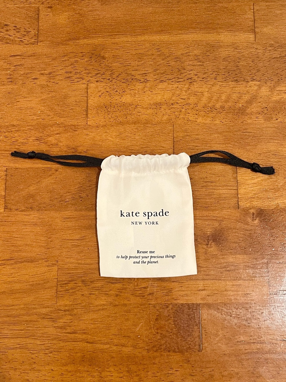 Kate Spade Ivory Cream Jewelry Charm Bag NEW